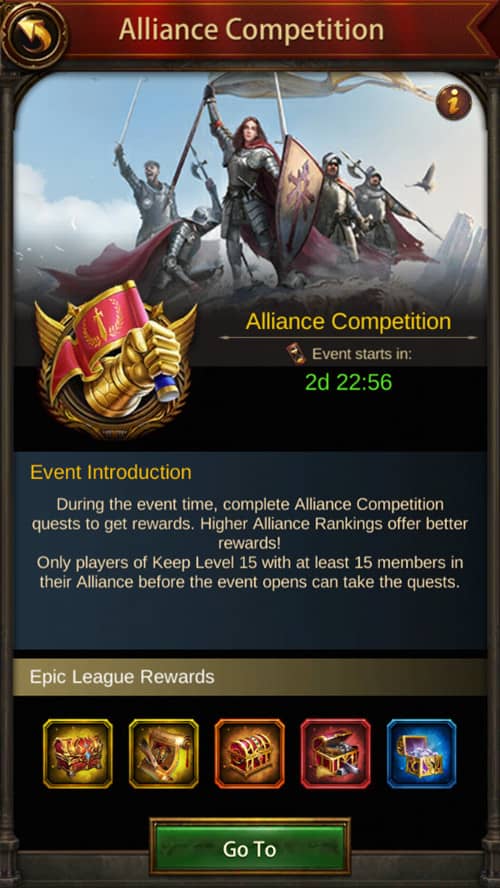 Alliance Competition Event